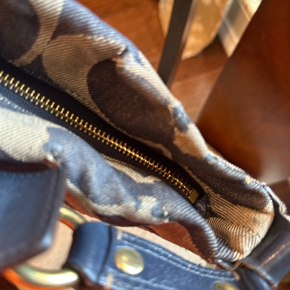 Vintage Denim Coach Handbag - Picture 6 of 8